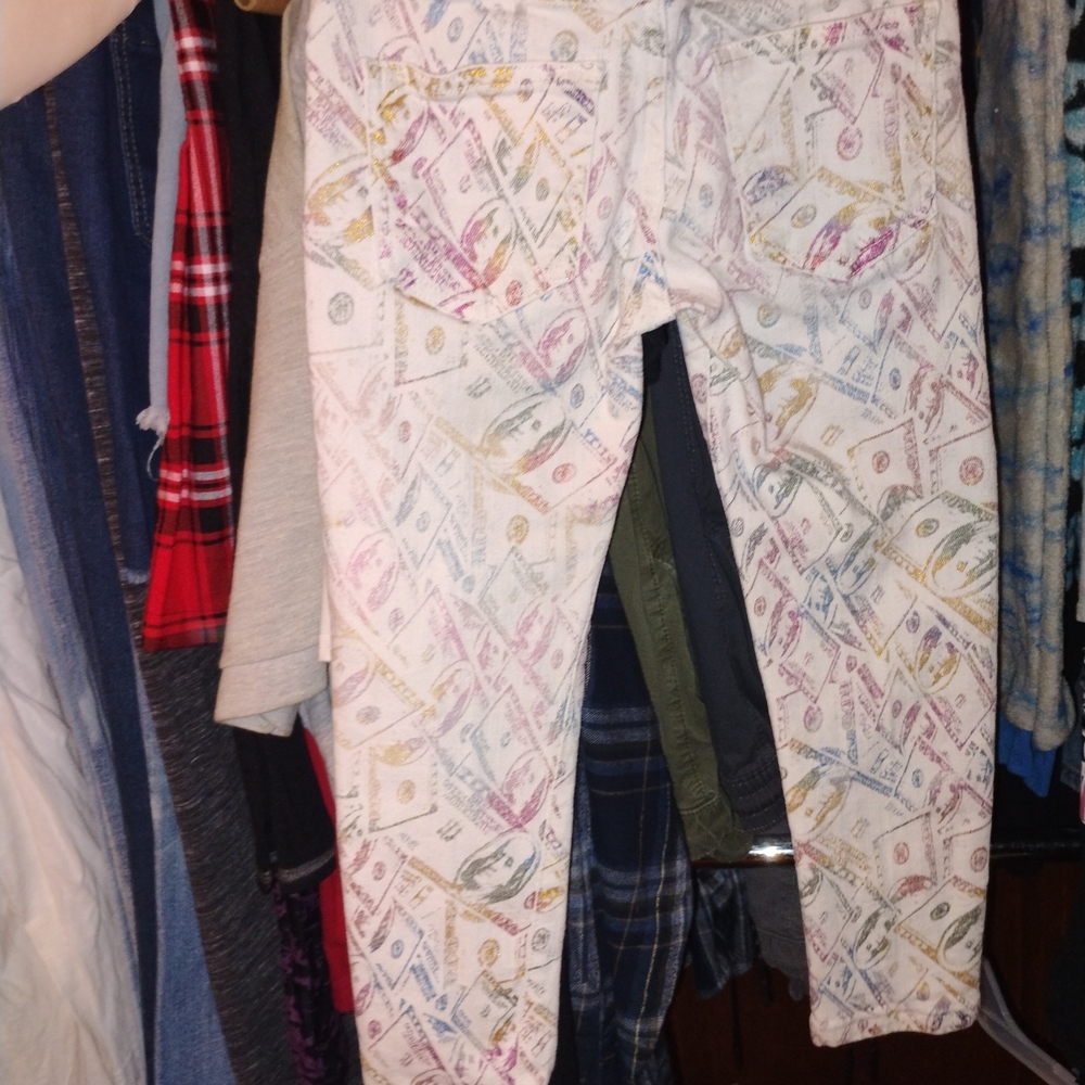 Nadri Multicolor Money Print Kids Jeans